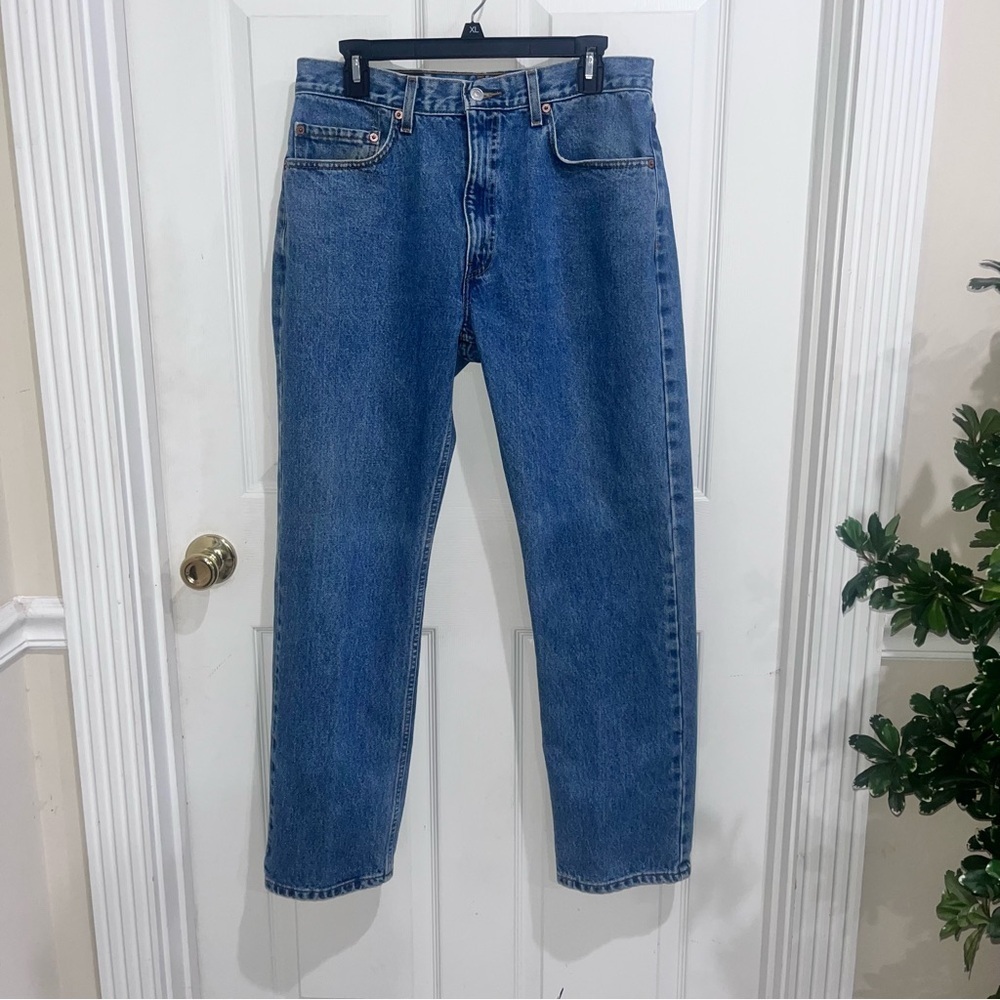 Levi’s 505 mens straight leg blue jeans